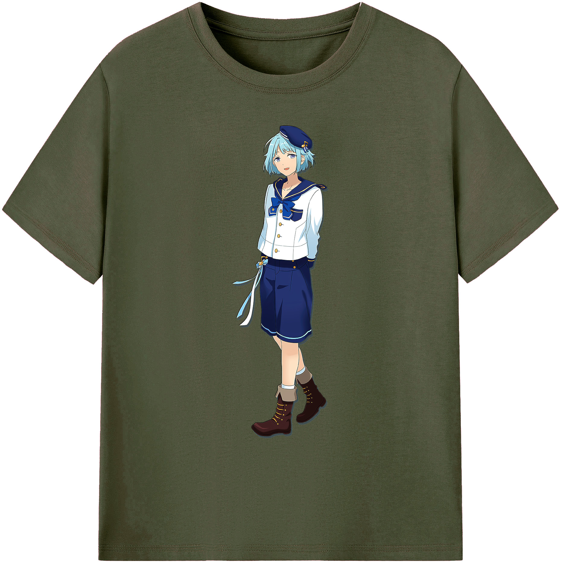 （画像用） あんさんぶるスターズ! Ensemble Stars 綿100％ メンズ半袖Tシャツ｜肌触りやわらか＆通気性